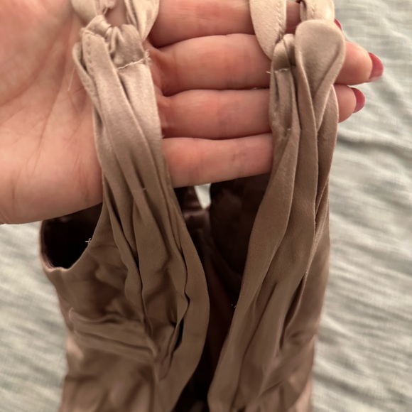 LAVENDER SILK DRESS - Picture 3 of 3